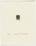 Artist: CULLEN, Adam | Title: Valium | Date: 2001 | Technique: etching, printed in black ink, from one plate