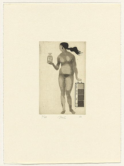 Artist: b'SCHMEISSER, Jorg' | Title: b'No.6 - Beispiel: Aquatinta (No.6 - example: Aquatint)' | Date: 1976 | Technique: b'aquatint, printed in black ink, from one plate' | Copyright: b'\xc2\xa9 J\xc3\xb6rg Schmeisser'