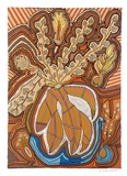 Artist: Gingingara, Doris. | Title: Munbanda, bush tucker | Date: 1989 | Technique: screenprint, printed in colour, from multiple stencils