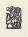 Artist: b'Furlonger, Joe.' | Title: b'Madonna and child - 2nd state' | Date: 1989 | Technique: b'lithograph, printed in black ink, from one stone'