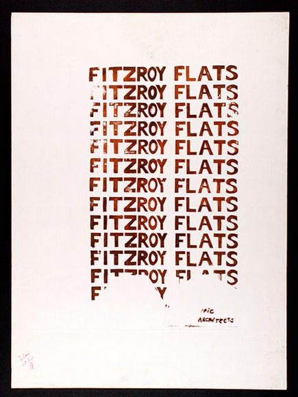 Artist: b'II.O (PIO)' | Title: b'Fitzroy Flats.' | Date: c.1978
