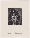Artist: b'Harding, Nicholas.' | Title: b'Untitled (Lynne).' | Date: 2002 | Technique: b'open-bite and aquatint, printed in black ink, from one plate'