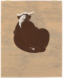 Artist: Thake, Eric. | Title: Kintore Bugler | Date: 1970 | Technique: linocut, printed in colour, from two blocks