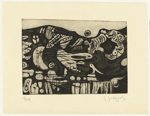 Artist: b'SELLBACH, Udo' | Title: b'not titled' | Date: 1960-80 | Technique: b'etching'