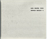 Artist: b'Burn, Ian.' | Title: b'xerox book. # 1' | Date: 1968 | Technique: b'photocopy'