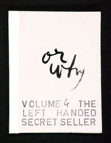 Artist: b'Twigg, Tony.' | Title: b'The left handed secret seller.  Or why?.' | Date: 1982 | Technique: b'book of rubber stamps and pen and ink' | Copyright: b'\xc2\xa9 Tony Twigg. Licensed by VISCOPY, Australia'