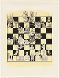 Artist: b'White, Susan Dorothea.' | Title: b'Chess' | Date: 1982 | Technique: b'lithograph, printed in colour, from multiple stones [or plates]'