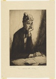 Artist: Dyson, Will. | Title: Our poets: I'm weeping well today. | Date: c.1929 | Technique: drypoint, printed in black ink, from one plate