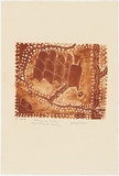 Artist: Purdie, Shirley. | Title: Nemalowaling country / dog and kangaroo dreaming | Date: 1995 | Technique: lithograph, printed red-brown ink, from one stone