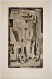 Artist: b'Haxton, Elaine' | Title: b'ACT I' | Date: 1967 | Technique: b'open-bite etching and aquatint'