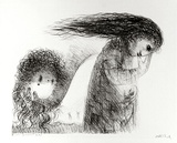 Artist: BOYD, Arthur | Title: St Francis when young turning aside. | Date: (1965) | Technique: lithograph, printed in black ink, from one plate | Copyright: Reproduced with permission of Bundanon Trust