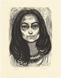 Artist: b'Counihan, Noel.' | Title: b'Young catalan woman.' | Date: 1981 | Technique: b'lithograph, printed in black ink, from one stone'