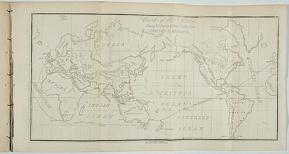 Artist: b'Ham Brothers.' | Title: b'Charts of the World.' | Date: 1850 | Technique: b'lithograph, printed in black ink, from one stone'