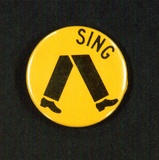 Artist: TIPPING, Richard | Title: Badge: Sing (Big). | Date: 1982