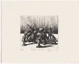 Artist: CICADA PRESS | Title: Ready to pop. | Date: 2006 | Technique: etching, printed in black ink, from one plate