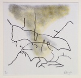 Artist: b'COLEING, Tony' | Title: b'Drawing for sculpture [4].' | Date: 1970 | Technique: b'lithograph, printed in colour, from two stones [or plates]'