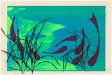 Artist: UNKNOWN | Title: (Fish) | Date: 1980 | Technique: screenprint, printed in colour, from three stencils