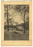 Artist: b'Leason, Percy.' | Title: b'Eltham Farm' | Date: (1920s) | Technique: b'etching, printed in black ink with plate-tone, from one plate' | Copyright: b'Permission granted in memory of Percy Leason'