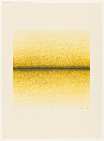 Artist: b'Maguire, Tim.' | Title: b'Horizon I' | Date: 1993 | Technique: b'lithograph, printed in colour, from multiple plates' | Copyright: b'\xc2\xa9 Tim Maguire'