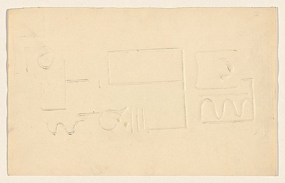 Title: Surfaces No.1 | Date: c. 1960 | Technique: inkless embossing