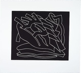 Artist: b'LEACH-JONES, Alun' | Title: b'not titled [4]' | Date: 1986, February - March | Technique: b'linocut, printed in black ink, from one block' | Copyright: b'Courtesy of the artist'