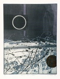 Artist: b'Backen, Earle.' | Title: b'Vision of a figure of Aspasia.' | Date: 1971 | Technique: b'etching and aquatint, printed in colour'