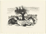 Title: b'Darling Range' | Date: 1982 | Technique: b'lithograph, printed in black ink, from one stone'