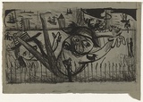 Artist: b'Blackman, Charles.' | Title: b'Runaways.' | Date: 1953 | Technique: b'lithograph, printed in black ink, from one stone'