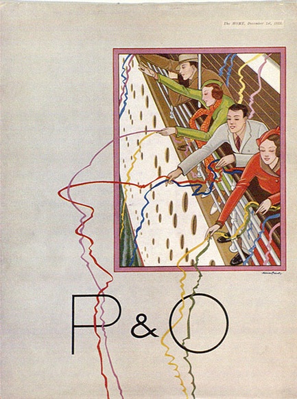 Artist: b'FEINT, Adrian' | Title: b'P & O.' | Date: 1927-1935 | Copyright: b'Courtesy the Estate of Adrian Feint'