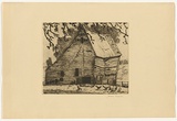 Artist: TRAILL, Jessie | Title: Old mill, Victoria 1949 | Date: 1951 | Technique: etching and aquatint, printed in black ink, from one plate