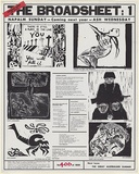 Artist: Broadsheet Publishers. | Title: The Broadsheet 1: Napalm Sunday. | Date: 1967 | Technique: relief, printed in black ink, each from one block