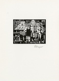 Artist: Frazer, David. | Title: Lars T. Holden | Date: c.2001 | Technique: wood-engraving, printed in black in, from one block