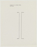 Artist: b'Burn, Ian.' | Title: b'Diagram for a mirror piece / side plan' | Date: 1967 | Technique: b'photocopy sheet'