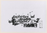 Artist: CIVIL, | Title: Not titled (spheres of influence). | Date: 2003 | Technique: stencil, printed in black ink, from one stencil