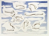 Artist: McIntyre, Mary. | Title: Moa Summer I | Date: 1990 | Technique: lithograph, printed in colour, from multiple stones