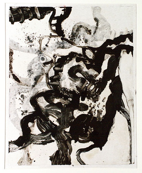 Artist: b'Partos, Paul.' | Title: b'not titled [Abstract]' | Date: c.1963 | Technique: b'monotype, printed in colour, from one plate'