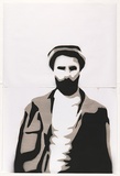 Artist: b'Dodd, James.' | Title: b'Generic Taliban Militia' | Date: 2003 | Technique: b'stencil, printed in colour, from two stencils'