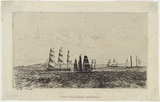 Artist: b'Montefiore, Eliezer Levi.' | Title: b'The Rip, Port Phillip Heads.' | Date: 1868 | Technique: b'etching and aquatint, printed in black ink with plate-tone, from one copper plate'