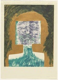 Artist: b'Nolan, Sidney.' | Title: b'Kelly VI' | Date: 1965 | Technique: b'screenprint, printed in colour, from multiple stencils'