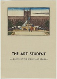 Artist: b'Haefliger, Paul.' | Title: b'Magazine cover for The Art Student' | Date: 1931-33 | Technique: b'woodcut, printed in colour in the Japanese manner, from multiple blocks'