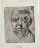 Artist: BOYD, Arthur | Title: Self portrait. | Date: (1962-63) | Technique: etching, printed in black ink with plate-tone, from one plate | Copyright: Reproduced with permission of Bundanon Trust