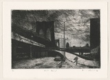Artist: AMOR, Rick | Title: Exit ramp. | Date: 1997 | Technique: etching, printed in black ink, from one plate