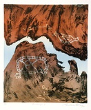 Artist: b'KING, Grahame' | Title: b'Noulangi V' | Date: 1984 | Technique: b'lithograph, printed in colour, from three stones [or plates]'