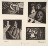 Artist: Bourke, Collien. | Title: Breaking dawn | Date: 1990 | Technique: etching, printed in black ink with plate-tone, from four copper plates