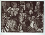 Artist: EDWARDS, Annette | Title: Preview | Date: 1982 | Technique: etching and aquatint, printed in black ink, from one plate