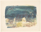 Artist: MACQUEEN, Mary | Title: Landscape | Date: 1962 | Technique: lithograph, printed in colour, from multiple plates | Copyright: Courtesy Paulette Calhoun, for the estate of Mary Macqueen