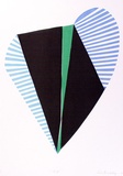 Artist: b'Buckley, Sue.' | Title: b'Kite.' | Date: 1981 | Technique: b'screenprint, printed in colour, from multiple stencils' | Copyright: b'This work appears on screen courtesy of Sue Buckley and her sister Jean Hanrahan'