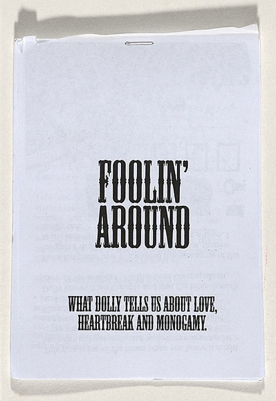 Title: bFoolin' around | Date: 2010