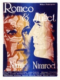 Artist: b'Jansons, Sylvia.' | Title: b'Romeo & Juliet...Nimrod. Director John Bell.' | Date: 1978 | Technique: b'screenprint, printed in colour, from two stencils'