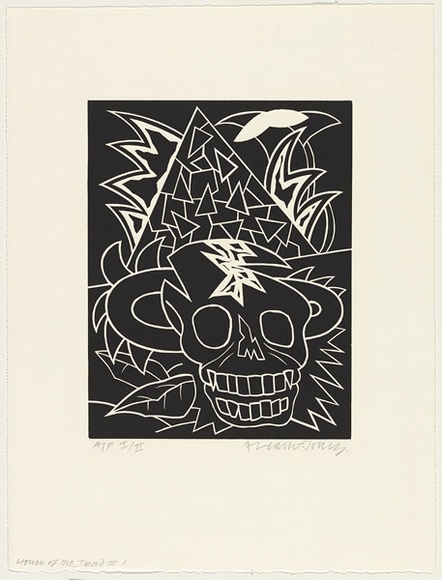 Artist: b'LEACH-JONES, Alun' | Title: b'House of the Dead #1' | Date: 1983 | Technique: b'linocut, printed in black ink, from one block' | Copyright: b'Courtesy of the artist'